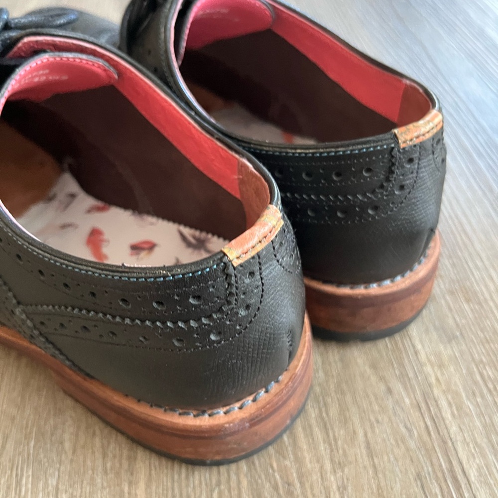 Men’s Ted Baker London Wing Tip Shoes size 8 - Picture 4 of 9